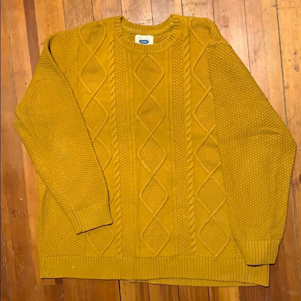 Old Navy Mustard Colored Sweater